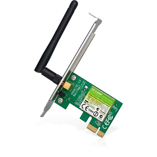 TL-WN781ND Vezeték nélküli N Hálókártya (PCI-E, 150Mbps, 2,4GHz, cserélhető antenna)