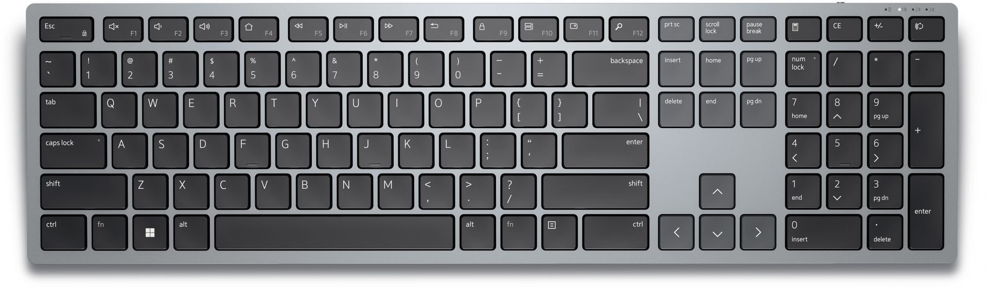 Dell KB700 Compact Multi-Device Wireless Keyboard Titan Gray HU Dell KB700 Compact Multi-Device Wireless Keyboard Titan Gray HU