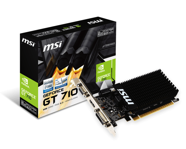 Videok&aacute;rtya PCI-Ex16x nVIDIA GT 710 2GB DDR3 Passz&iacute;v