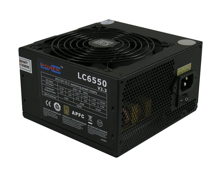 LC Power 550W 80+ Bronze LC6550 V2.3 Super Silent LC Power 550W 80+ Bronze LC6550 V2.3 Super Silent