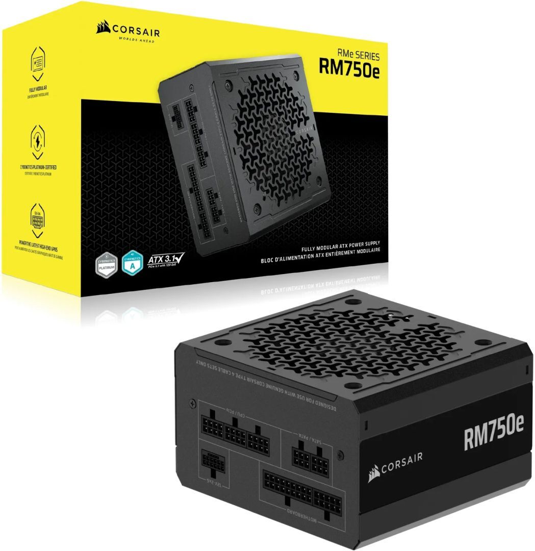 Corsair 750W 80+ Gold RM750e (2025) Corsair 750W 80+ Gold RM750e (2025)