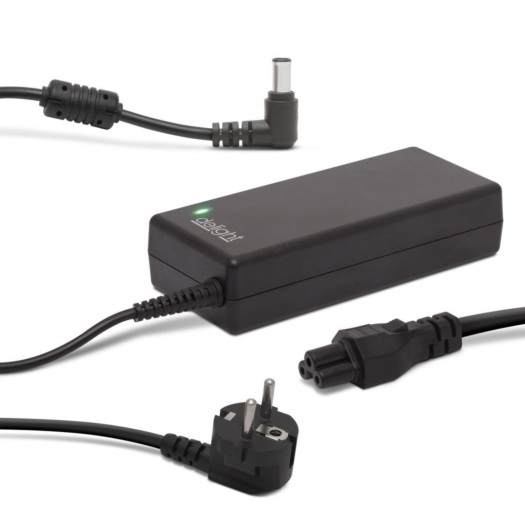 Delight 55372 19,5V / 4,7A 90W 6x4,4mm Sony hálózati notebook töltő Delight 55372 19,5V / 4,7A 90W 6x4,4mm Sony hálózati notebook töltő
