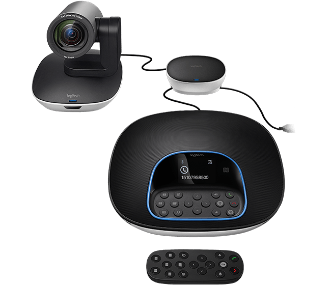Logitech Group Konferencia Rendszer Black