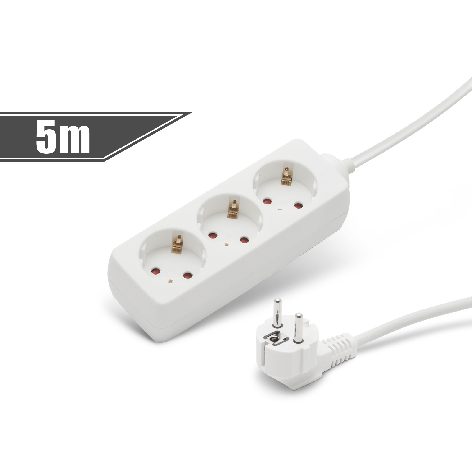 Delight H&aacute;l&oacute;zati Eloszt&oacute; 3DIN 5m White